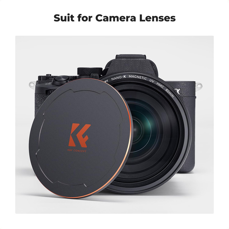 آداپتور لنز کی اند اف مدل  MAGNET LENS CAP - 49 MM