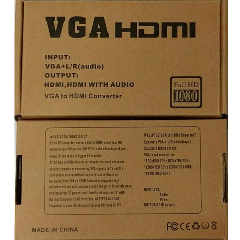 مبدل VGA به HDMI مدل HS