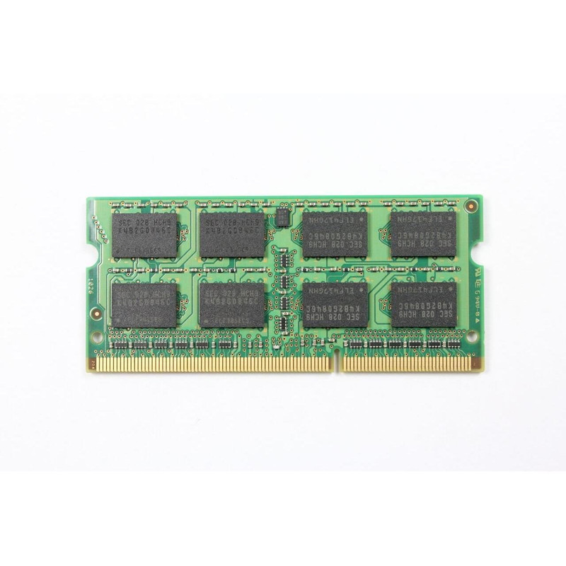 رم لپ‌تاپ DDR3 تک کاناله 4 گیگابایت سامسونگ مدل M471B5273CH0-CH9 فرکانس 1333 مگاهرتز، تایمینگ CL9، ولتاژ کاری 1.5 و 1.35 ولت، نوع SO-DIMM با 204 پین