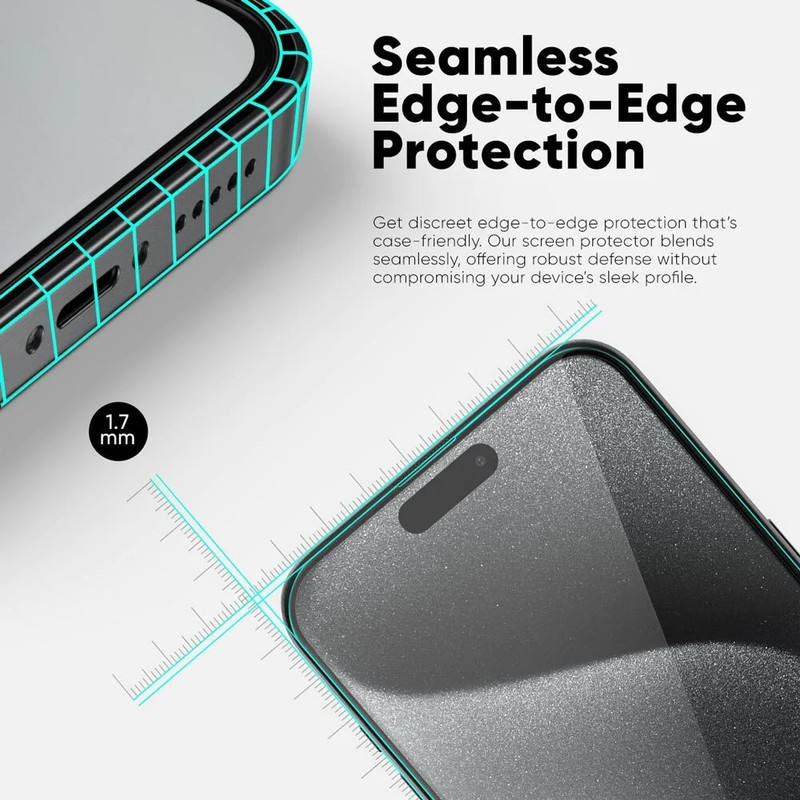 محافظ صفحه نمایش بادیگارد مدل Clear مناسب برای گوشی موبایل اپل iPhone 17 Pro Max
