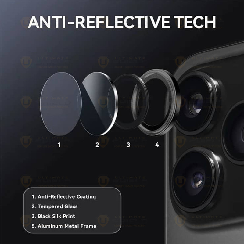 محافظ لنز دوربین آلتیمیت شیلد مدل Ring UL مناسب برای گوشی موبایل اپل iPhone 17 Pro / 17 Pro Max
