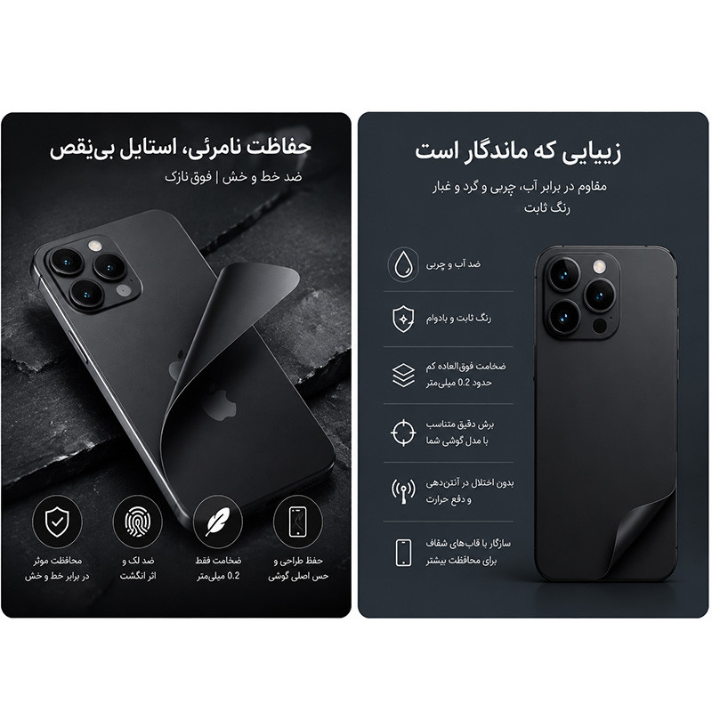 برچسب پوششی بستور مدل GB2-15 مناسب برای گوشی موبایل شیائومی Mi Note 10 Lite