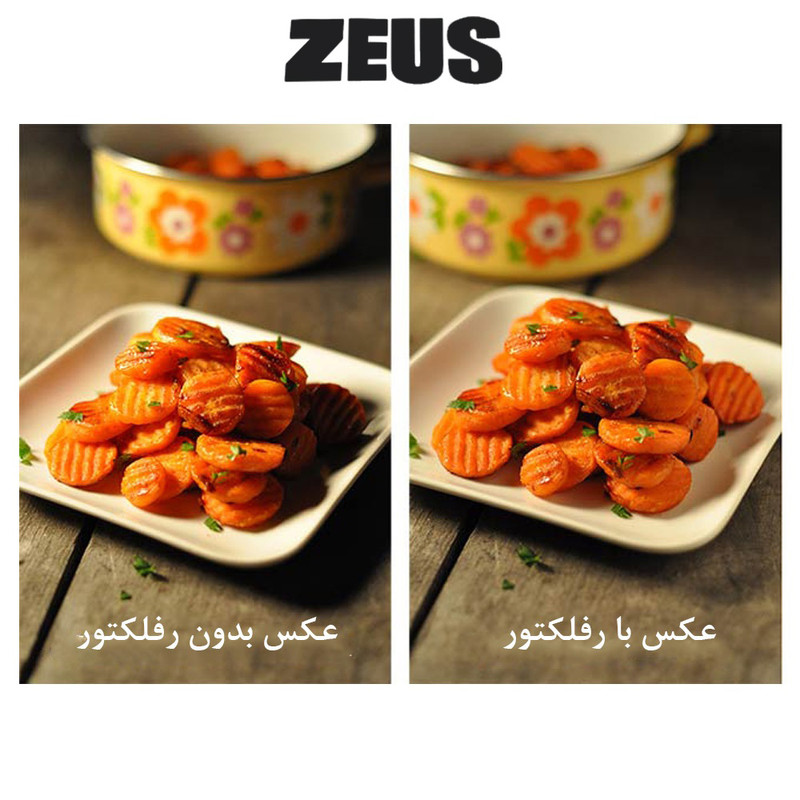 رفلکتور پنج کاره زئوس مدل Five سایز 80x80 سانتی متر