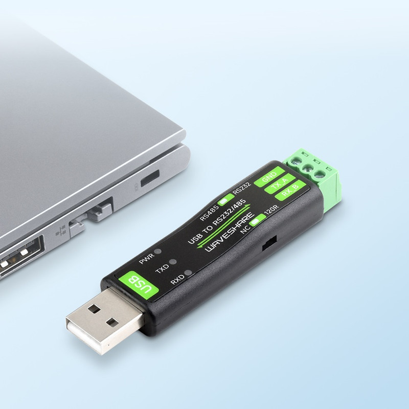 مبدل صنعتی USB به سریال ویوشیر مدل USB to RS232/485