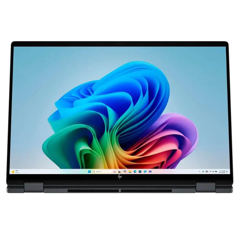 لپ‌تاپ 16 اینچی اچ‌پی مدل OmniBook X Flip 16-as0023dx، پردازنده Core Ultra 7-256V، رم 16 گیگابایت LPDDR5X، حافظه SSD با ظرفیت 1 ترابایت، نمایشگر لمسی چرخش 360 درجه و پشتیبانی از قلم، سیستم عامل ویندوز