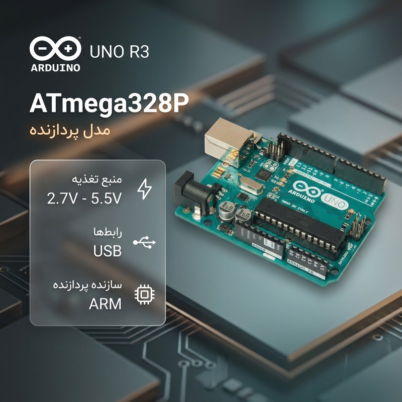 برد توسعه آردوینو مدل UNO R3