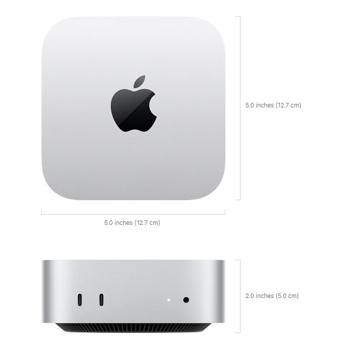 کامپیوتر کوچک اپل مدل Mac Mini 2026 LLA MHQM4 M6-24GB RAM-512GB SSD