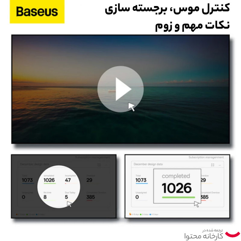 پرزنتر بی سیم باسئوس مدل WKCD020013