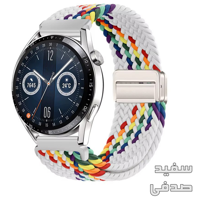 بند راینو مدل Braid Magnet مناسب برای ساعت هوشمند سامسونگ Galaxy Watch 4 / 5 / 6 / 7