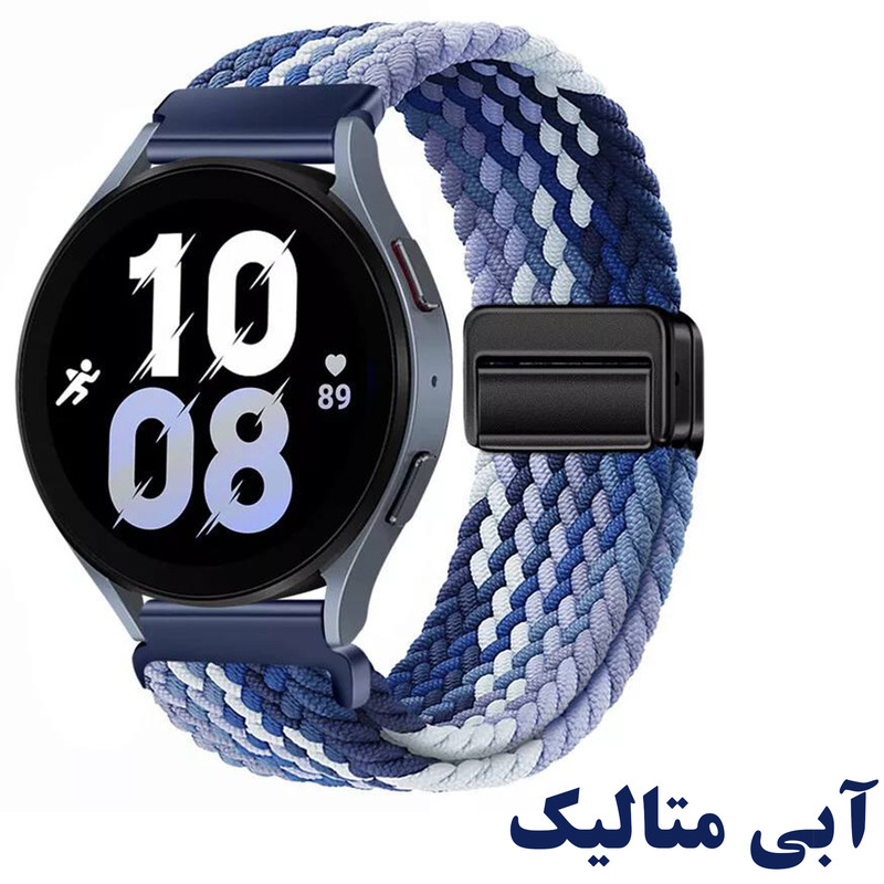 بند راینو مدل Braid Magnet مناسب برای ساعت هوشمند سامسونگ Galaxy Watch 4 / 5 / 6 / 7