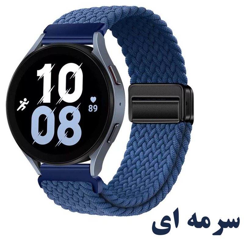 بند راینو مدل Braid Magnet مناسب برای ساعت هوشمند سامسونگ Galaxy Watch 4 / 5 / 6 / 7