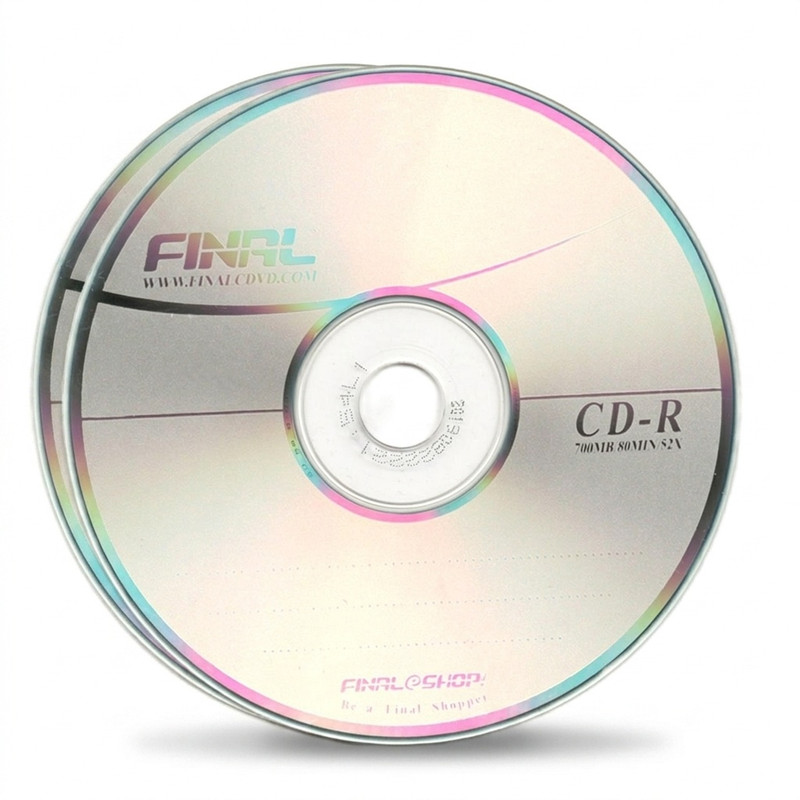 سی دی خام فینال مدل CD-R بسته 2 عددی