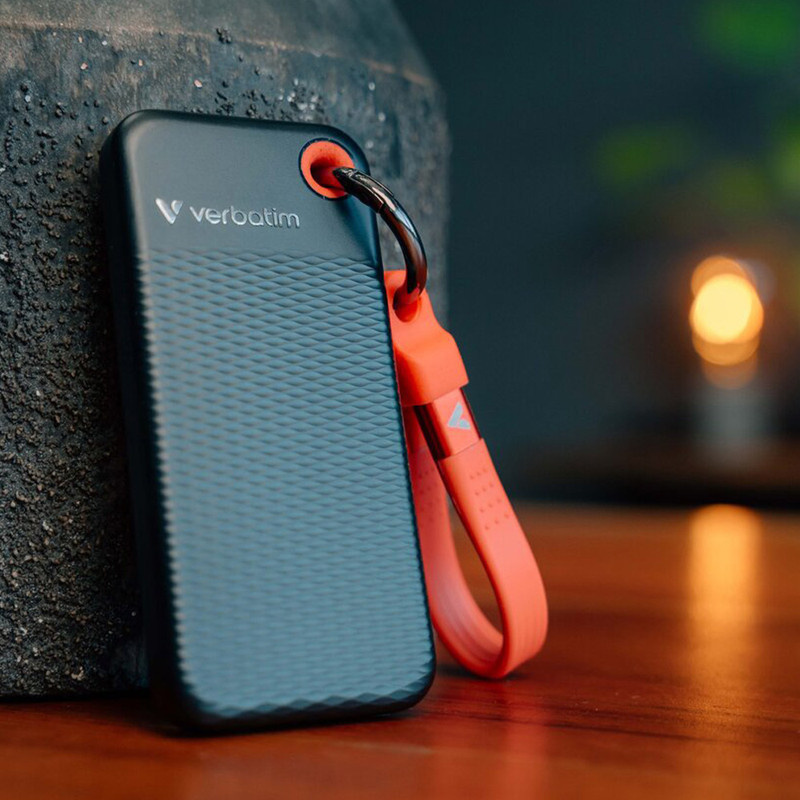 اس اس دی اکسترنال ورباتیم مدل Pocket ظرفیت 1 ترابایت رابط USB 3.2 Gen2