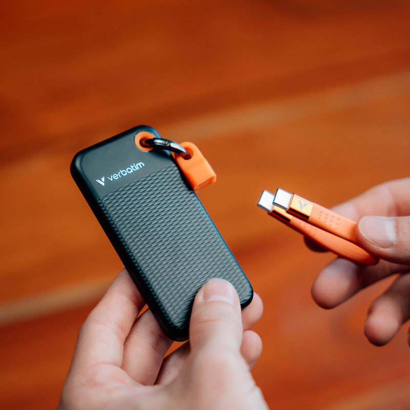اس اس دی اکسترنال ورباتیم مدل Pocket ظرفیت 1 ترابایت رابط USB 3.2 Gen2