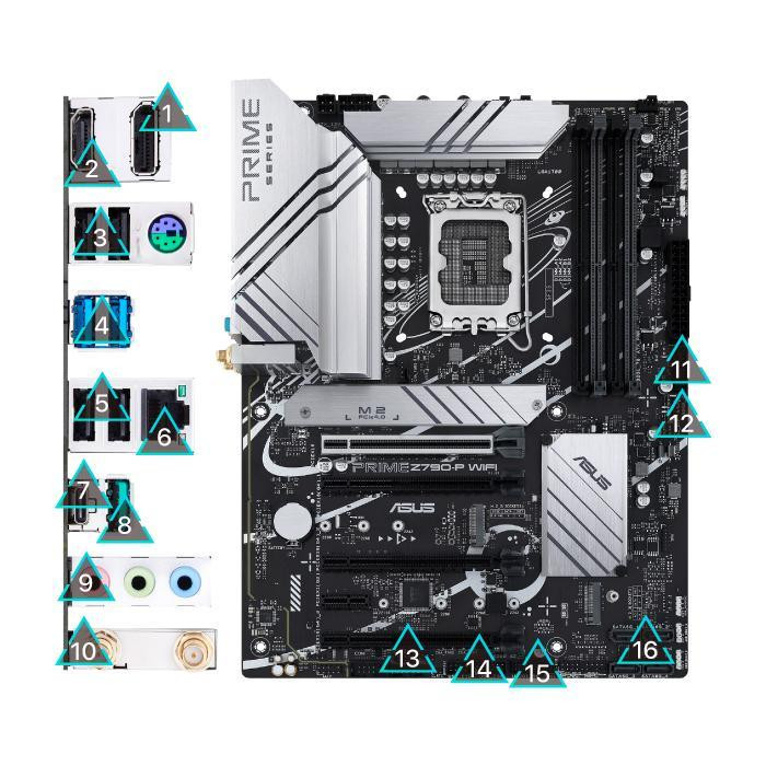 مادربرد ایسوس مدل PRIME Z790-P