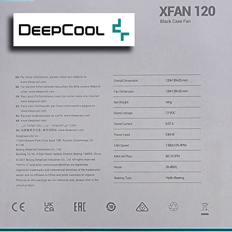 فن کیس دیپ کول مدل - XFan 120