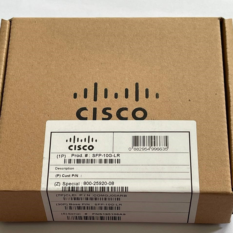 ماژول فیبر نوری سیسکو مدل GLC-10G-LR