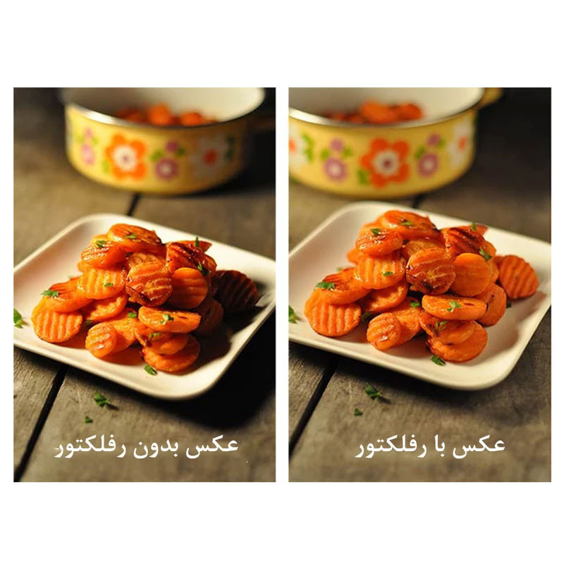 رفلکتور 5 کاره زومی مدل 5in1 سایز 80 x 80 سانتی‌متر