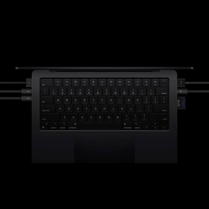 لپ‌تاپ 14.2 اینچی اپل مدل MacBook Pro MGDN4 2026 LLA، پردازنده M5 Pro با 15 هسته پردازشی و گرافیک یکپارچه 16 هسته‌ای، 24 گیگابایت رم، حافظه داخلی SSD با ظرفیت 1 ترابایت ، نمایشگر Liquid Retina Mini-LED با نرخ نوسازی 120 هرتز و 3 درگاه Thunderbolt 5.0