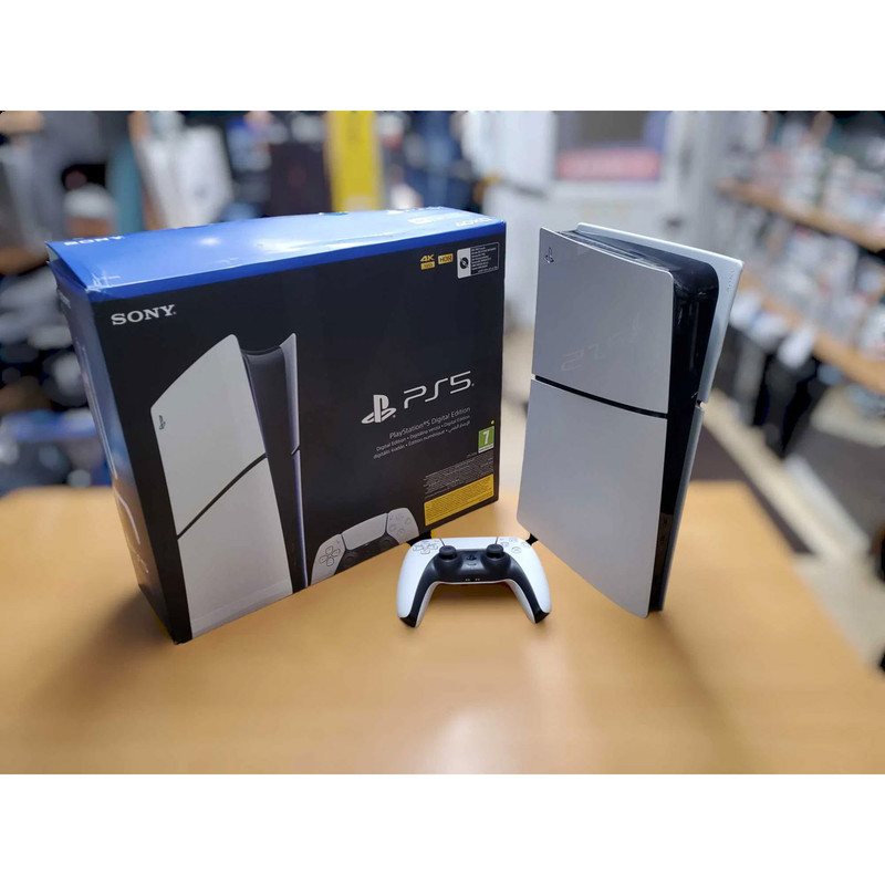 کنسول بازی سونی مدل PlayStation 5 Slim Digital Edition ظرفیت یک ترابایت ریجن 2015 به همراه دسته اضافه