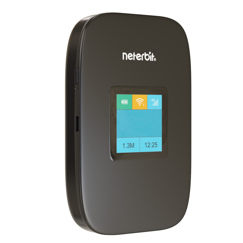 مودم همراه 4G LTE نتربیت مدل NWR-945X با باتری 3000 میلی‌آمپر ساعت، پشتیبانی از Wi-Fi 6، سرعت دانلود تا 150 مگابیت بر ثانیه، اتصال بیش از 10 کاربر و فایروال NAT