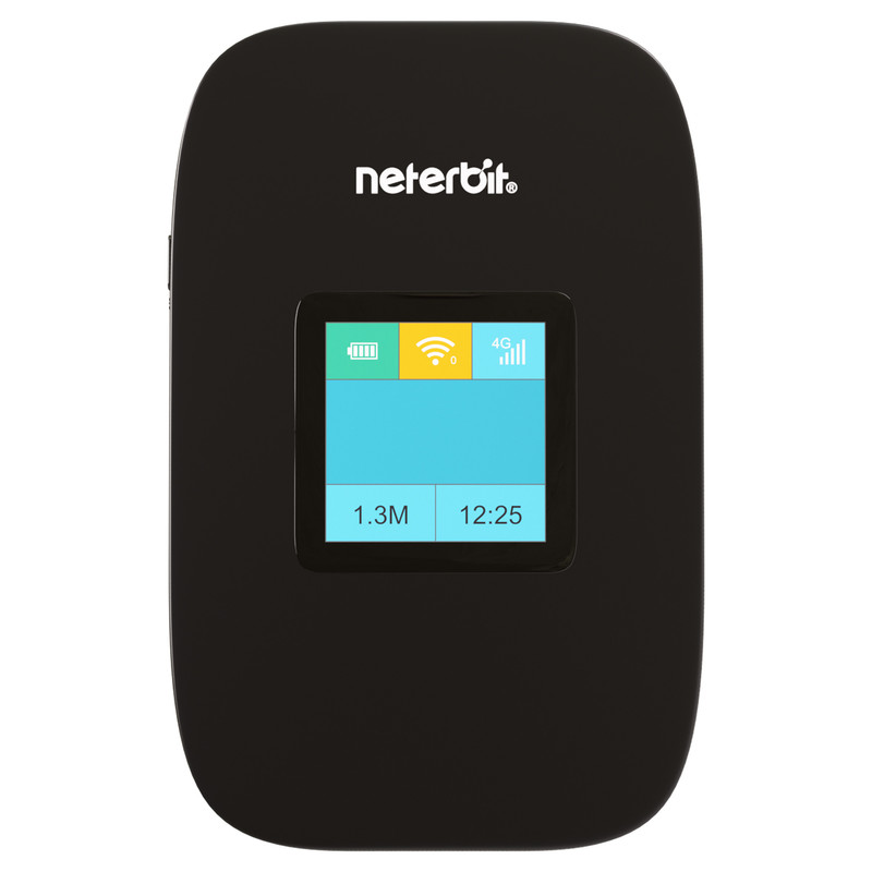مودم همراه 4G LTE نتربیت مدل NWR-945X با باتری 3000 میلی‌آمپر ساعت، پشتیبانی از Wi-Fi 6، سرعت دانلود تا 150 مگابیت بر ثانیه، اتصال بیش از 10 کاربر و فایروال NAT