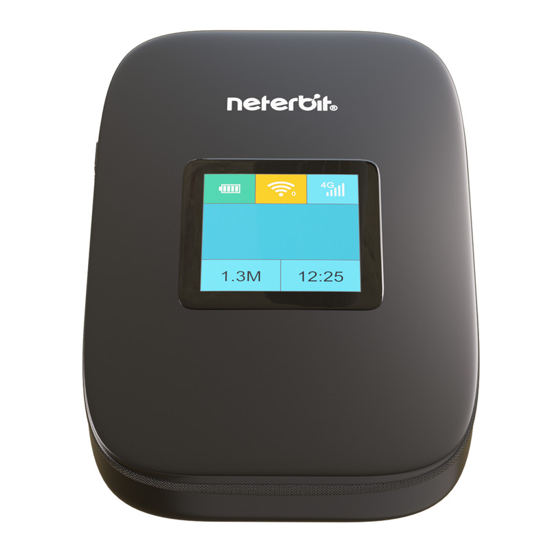 مودم همراه 4G LTE نتربیت مدل NWR-945X با باتری 3000 میلی‌آمپر ساعت، پشتیبانی از Wi-Fi 6، سرعت دانلود تا 150 مگابیت بر ثانیه، اتصال بیش از 10 کاربر و فایروال NAT
