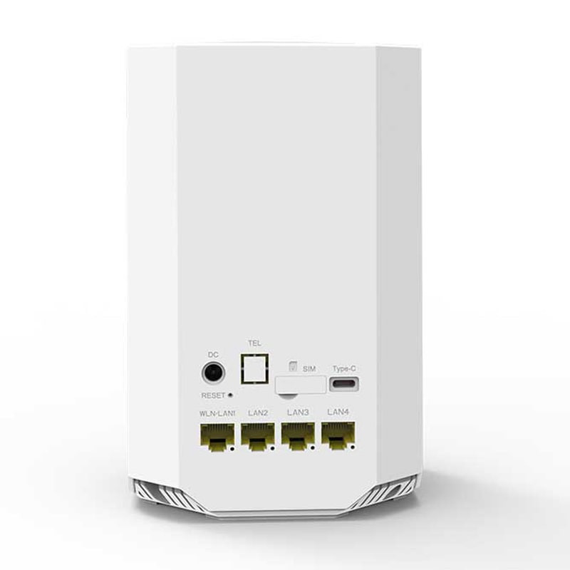 مودم 5G رومیزی ZLT X28 با پشتیبانی از همه سیم‌کارت‌های ایران، وای‌فای 6، سرعت دانلود 4 گیگابیت بر ثانیه، قابلیت تجمیع باند، پنل سوپر ادمین دائمی، اتصال USB Type-C و LAN