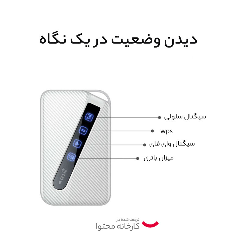 مودم 4G/LTE قابل حمل دی-لینک مدل DWR-930M با باتری 3000 میلی‌آمپر، پشتیبانی از 8 کاربر همزمان، سرعت دانلود 150 مگابیت بر ثانیه، استاندارد بی‌سیم 802.11n/g/b و امنیت WPA/WPA2