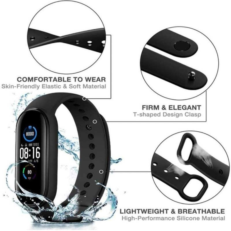 بند مدل Sport مناسب برای مچ بند هوشمند شیائومی Mi Band 5 / Mi band 6