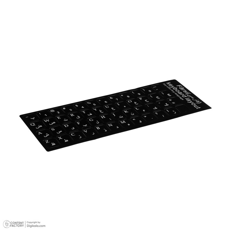 برچسب کیبورد فارسی لپ تاپ مدل QH-01 بسته 5عددی