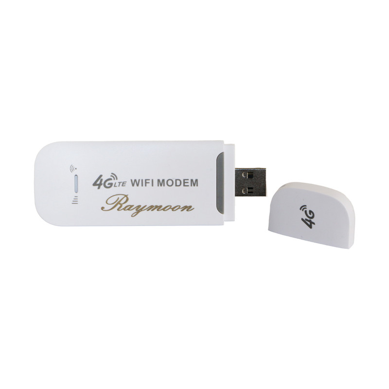 مودم سیم‌کارتی 4G قابل حمل رایمون مدل LTE-4G با اتصال USB و وای‌فای، پشتیبانی از 10 دستگاه و سرعت دانلود 150 مگابیت بر ثانیه
