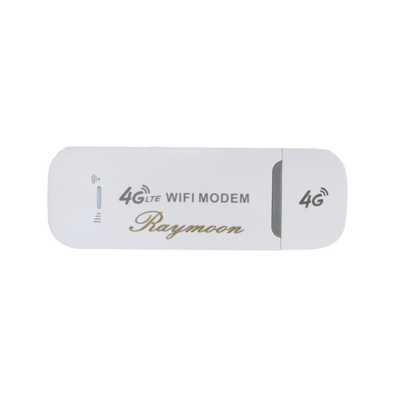 مودم سیم‌کارتی 4G قابل حمل رایمون مدل LTE-4G با اتصال USB و وای‌فای، پشتیبانی از 10 دستگاه و سرعت دانلود 150 مگابیت بر ثانیه