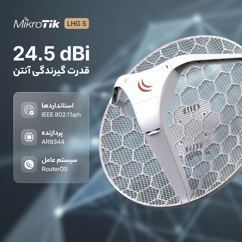 اکسس پوینت بی سیم میکروتیک مدل LHG 5