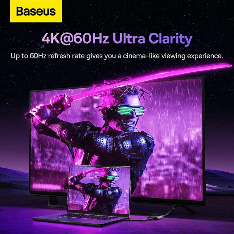 سوئیچ 1 به 2 HDMI بیسوس مدل BS-OH113