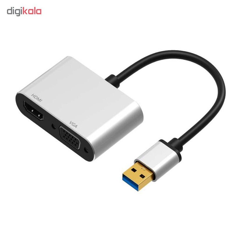 مبدل USB به HDMI/VGA مدل MN-5201B
