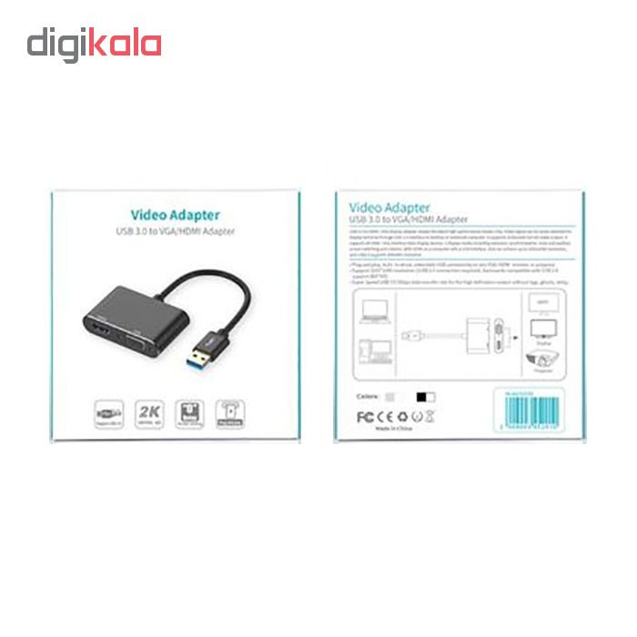 مبدل USB به HDMI/VGA مدل MN-5201B