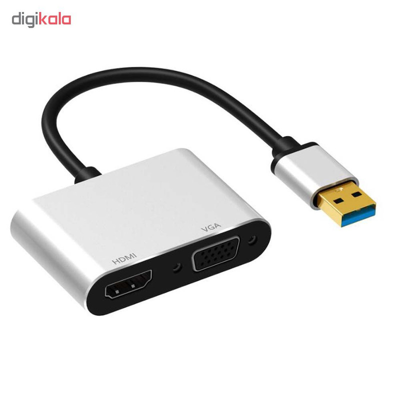 مبدل USB به HDMI/VGA مدل MN-5201B