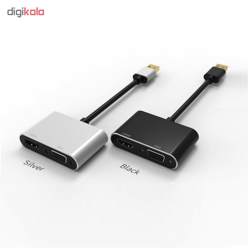 مبدل USB به HDMI/VGA مدل MN-5201B