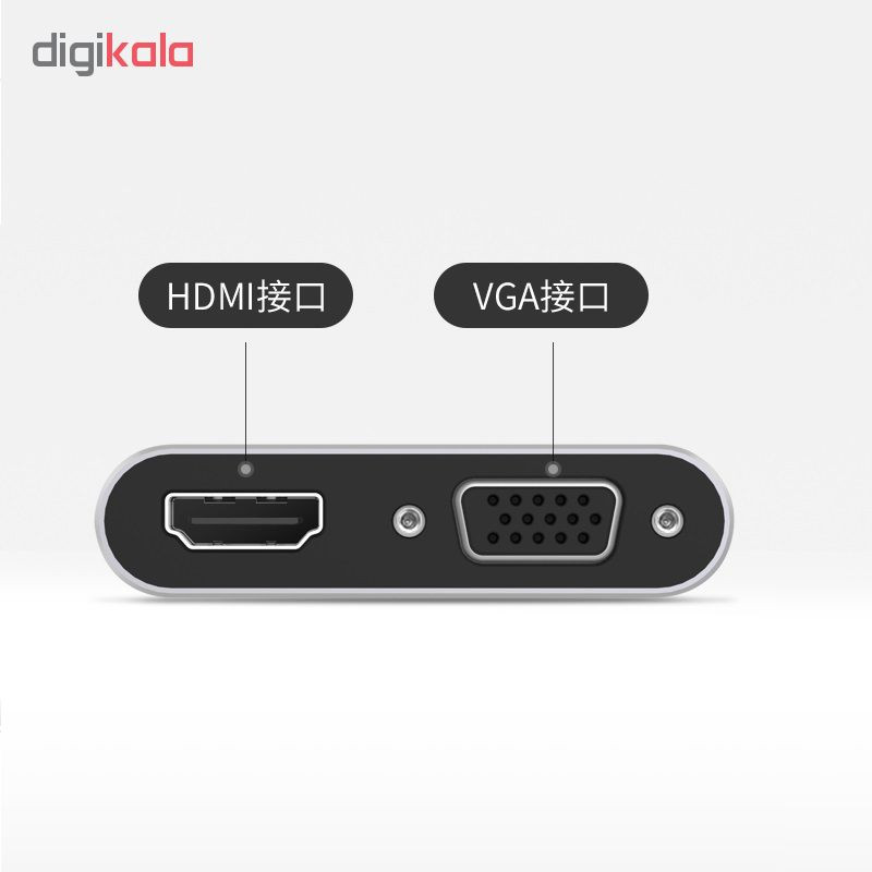 مبدل USB به HDMI/VGA مدل MN-5201B