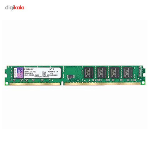 رم کامپیوتر کینگستون مدل ValueRAM DDR3 1600MHz ظرفیت 8 گیگابایت تک کاناله DIMM با تایمینگ CL11 و ولتاژ کاری 1.5 ولت