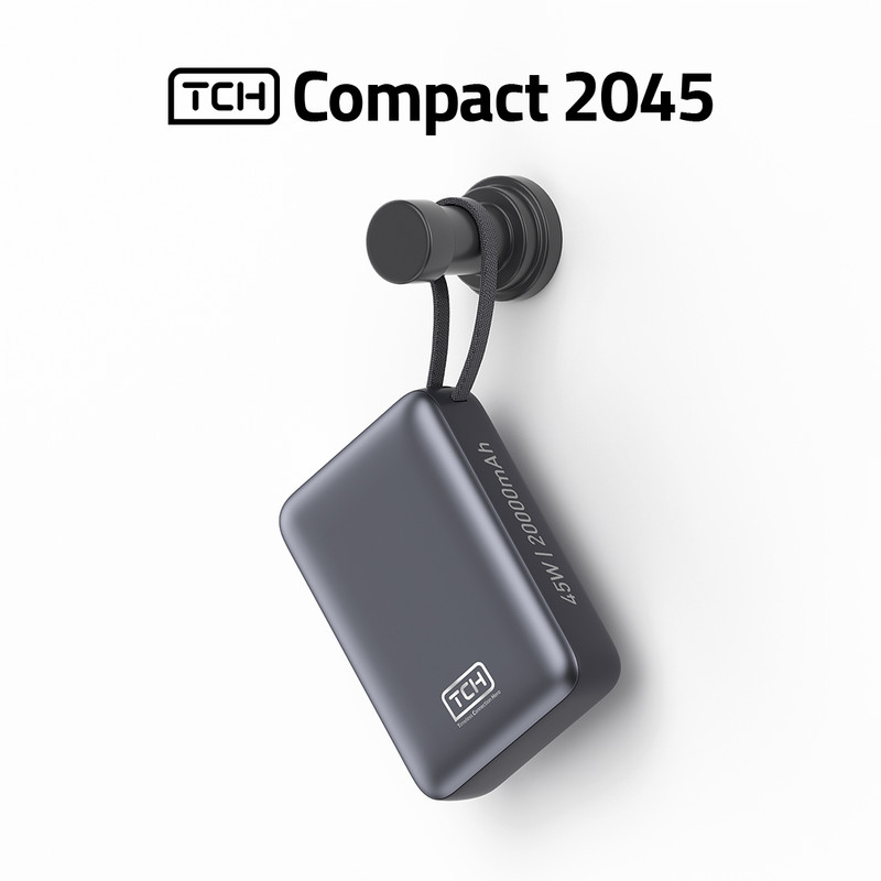 پاوربانک 45 وات تی سی اچ مدل Compact 2045 ظرفیت 20000 میلی‌آمپرساعت