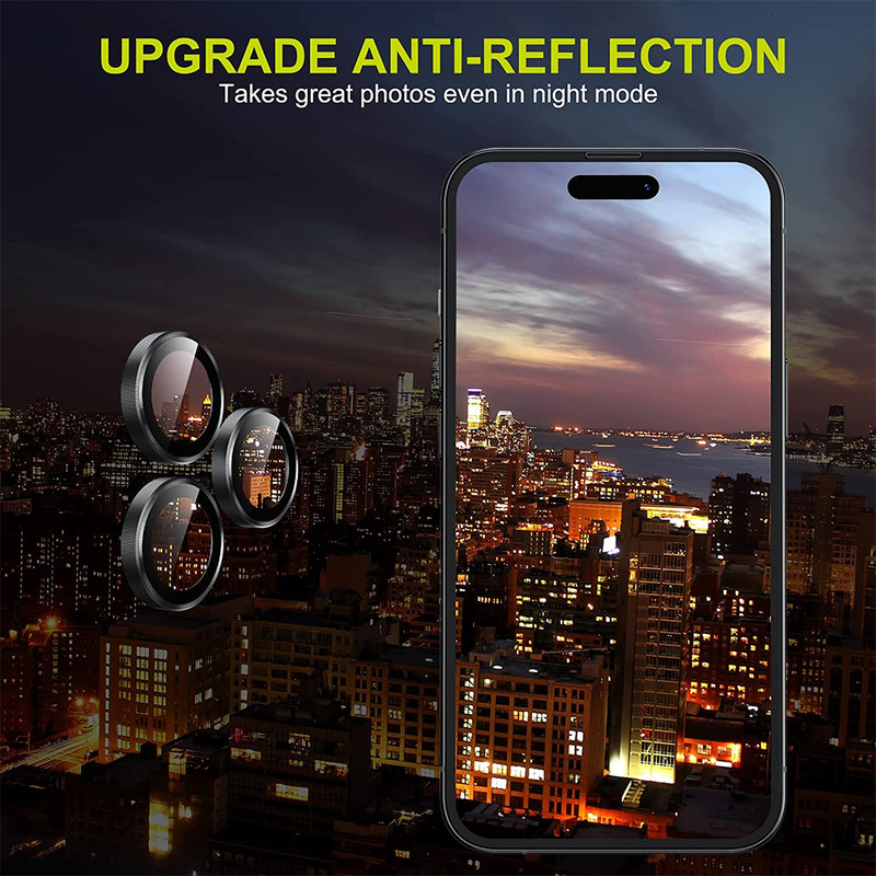 محافظ لنز دوربین بادیگارد مدل رینگی مناسب برای گوشی موبایل اپل iPhone 14 Pro / 14 Pro Max