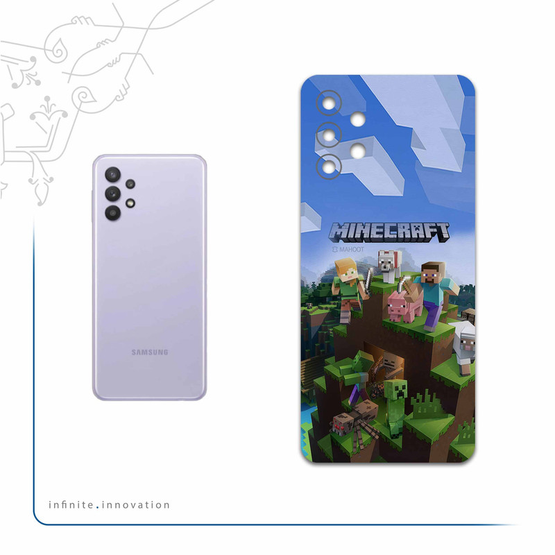 برچسب پوششی ماهوت مدل Minecraft-Game مناسب برای گوشی موبایل سامسونگ Galaxy A32 4G