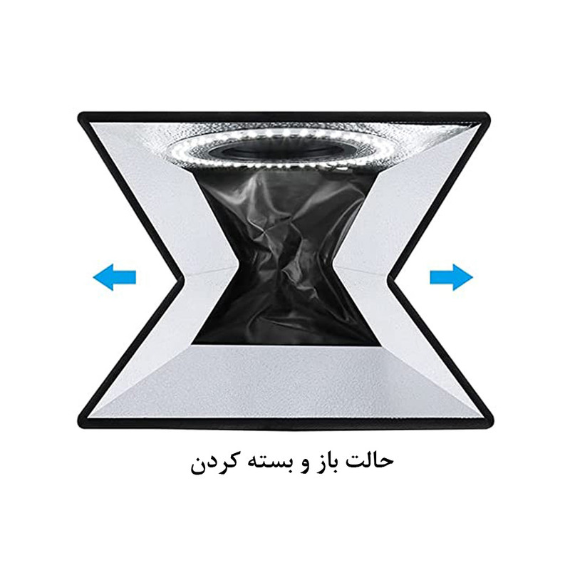 چادر عکاسی پلوز مدل Folding Portable ابعاد 40x40 سانتی متر