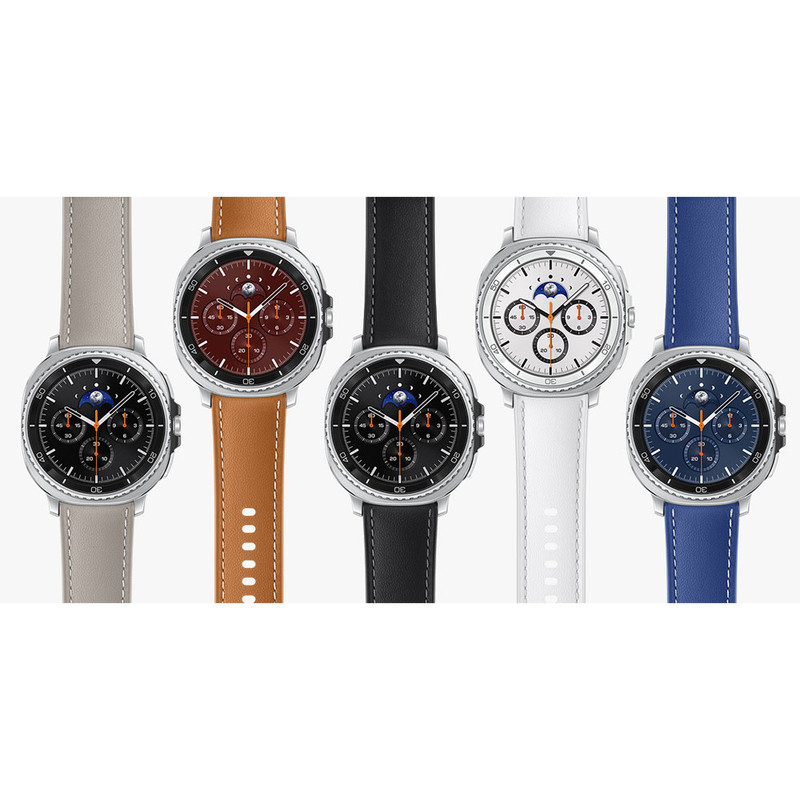 ساعت هوشمند 46 میلی‌متری سامسونگ مدل Galaxy Watch 8 Classic با بند چرمی