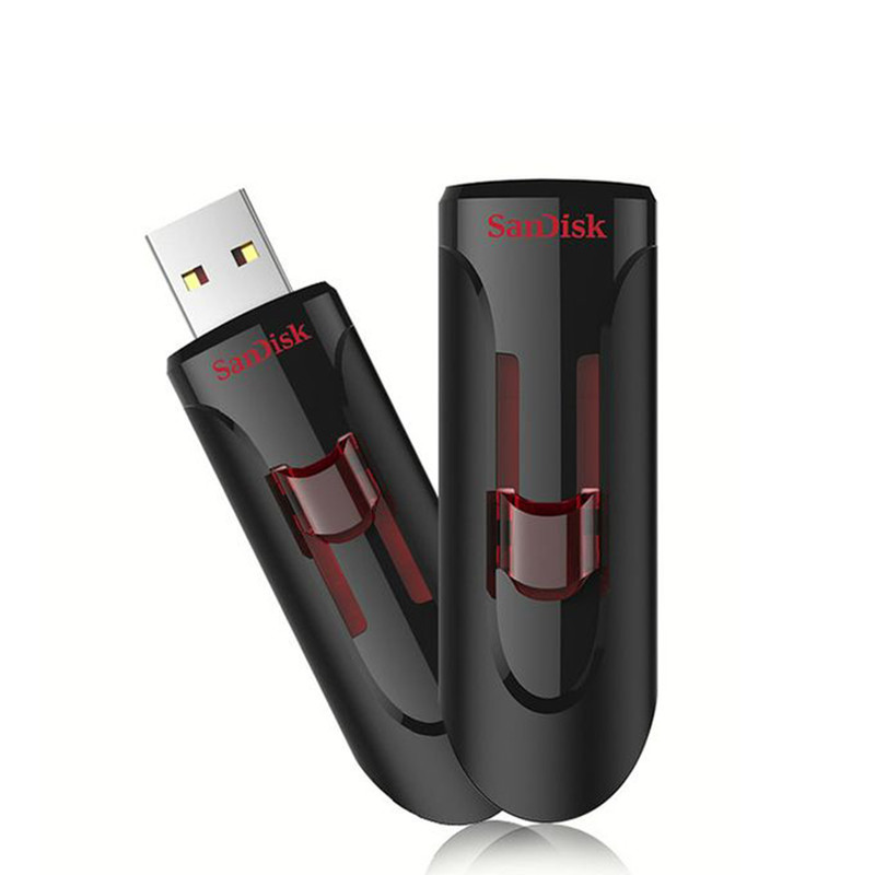 فلش مموری سن دیسک مدل CZ600 ظرفیت 128 گیگابایت رابط USB 3.0 Type-A کشویی، سرعت انتقال 150 مگابایت بر ثانیه، سازگار با گوشی، تبلت، کامپیوتر، لپ‌تاپ و تلویزیون