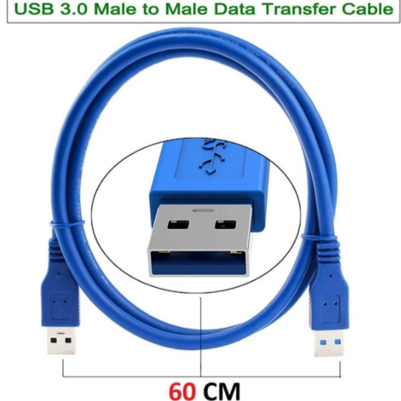 کابل لینک USB3.0 سِلِنِت مدل AWM طول 0.6 متر