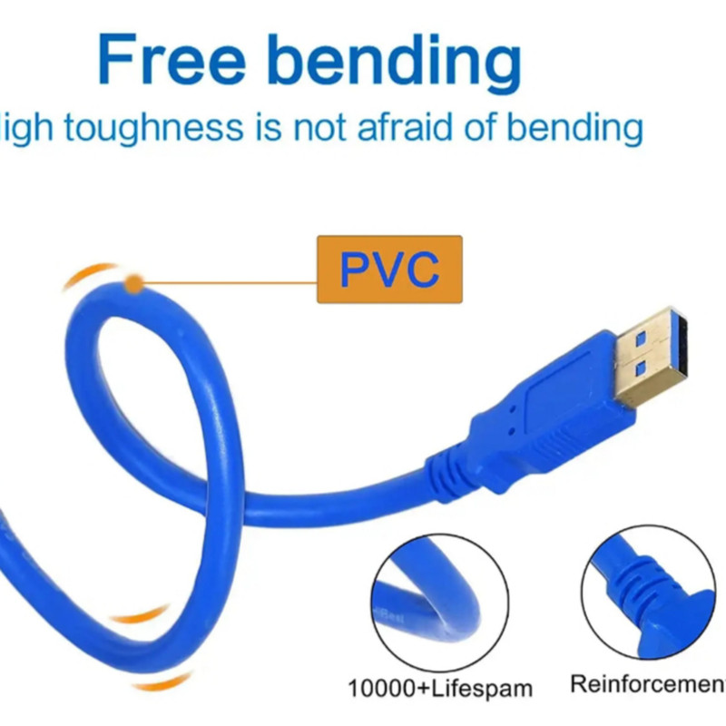 کابل لینک USB3.0 سِلِنِت مدل AWM طول 0.6 متر