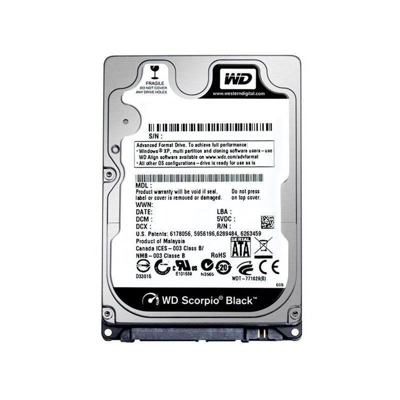 هارد دیسک وسترن دیجیتال مدل WD500LPLX ظرفیت 500 گیگابایت